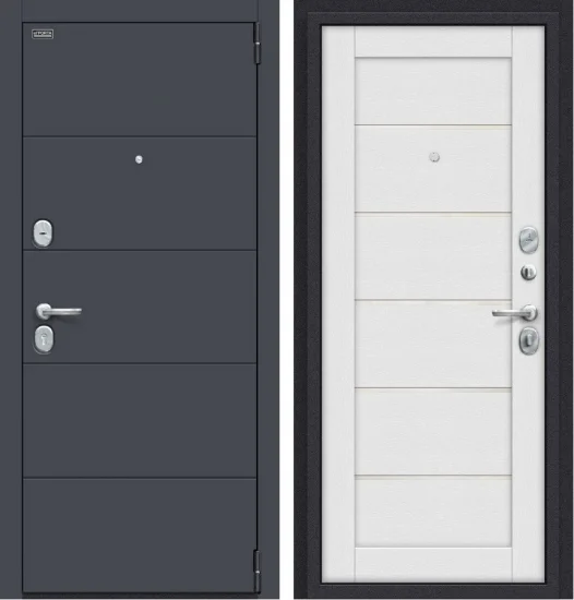 Дверь Эльпорта Porta S 4.Л22 Graphite Pro/Virgin
